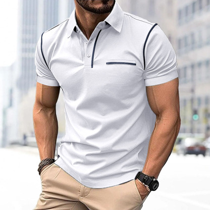Ahlsentop™ Herren-Poloshirt mit Revers und kurzen Ärmeln