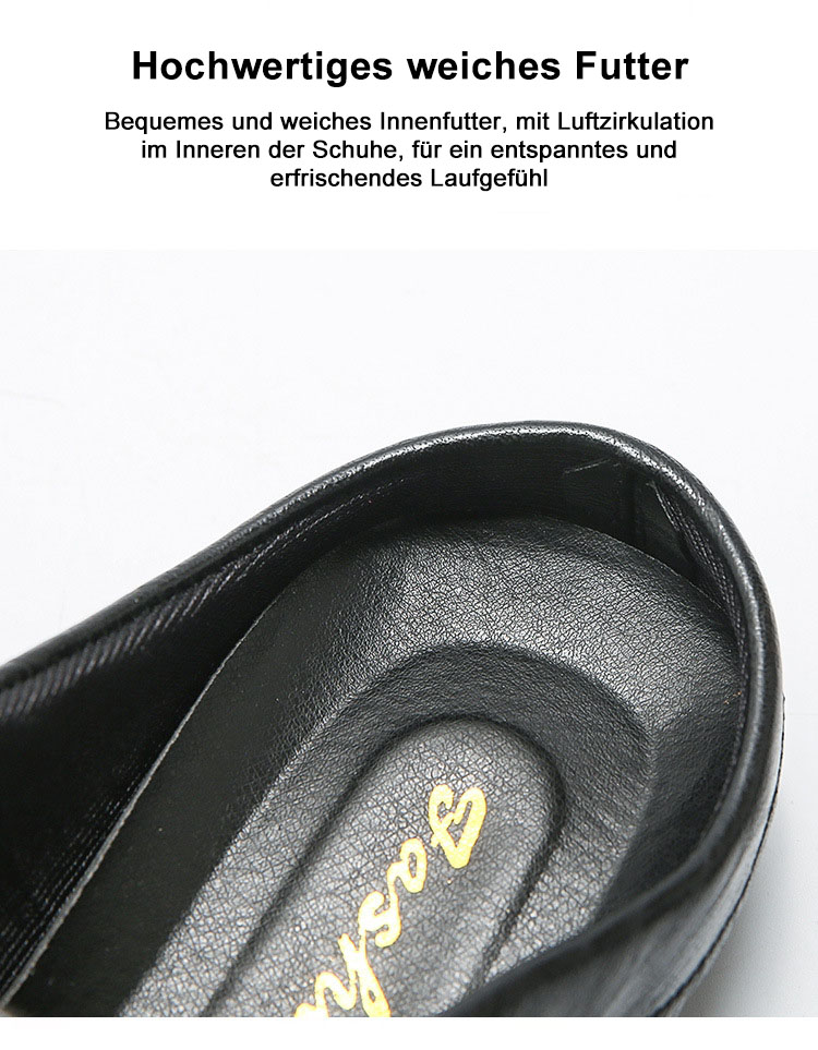 AHLSENTOP Neue lässige Halbhausschuhe aus Leder für Herren