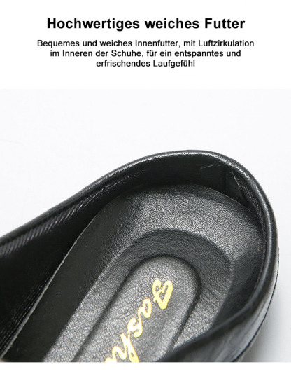 AHLSENTOP Neue lässige Halbhausschuhe aus Leder für Herren