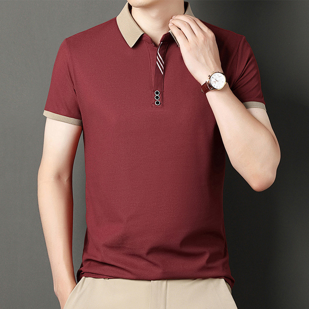 Ahlsentop™ Sommer-Herren-Casual-Business-Revers-Kurzarm-Poloshirt