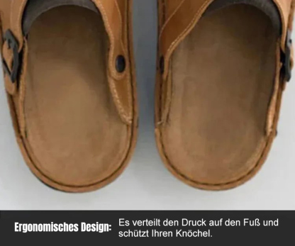 AHLSENTOP Neue große Freizeit-Lederhausschuhe für Herren