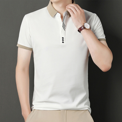 Ahlsentop™ Sommer-Herren-Casual-Business-Revers-Kurzarm-Poloshirt