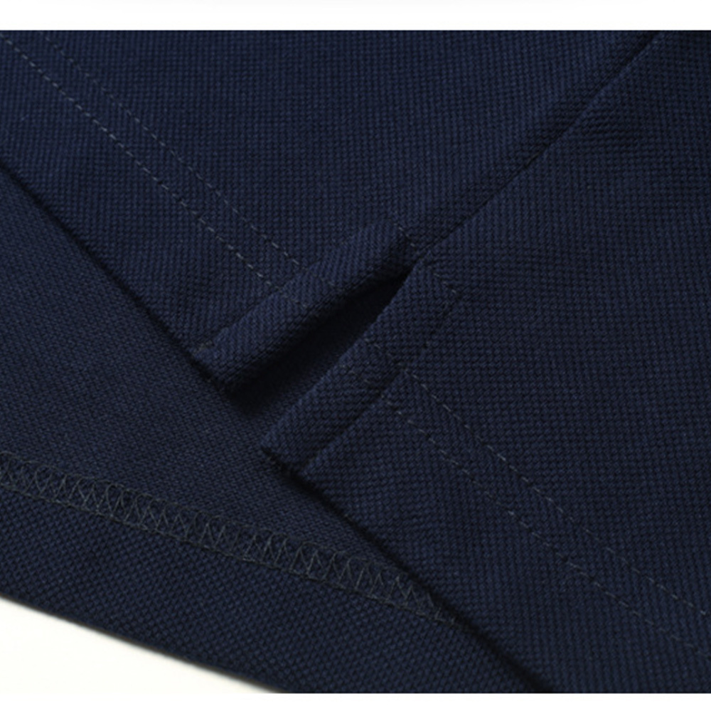 Ahlsentop™ Neues einfarbiges Kurzarm-Poloshirt für Herren mit Waffelmuster und Revers