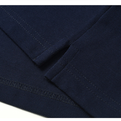 Ahlsentop™ Neues einfarbiges Kurzarm-Poloshirt für Herren mit Waffelmuster und Revers