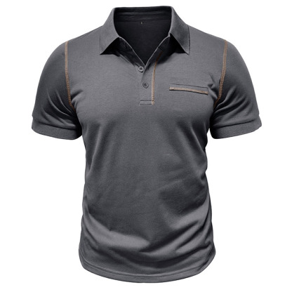 Ahlsentop™ Herren-Poloshirt mit Revers und kurzen Ärmeln