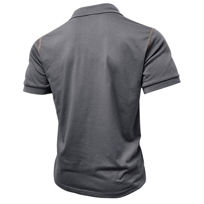 Ahlsentop™ Herren-Poloshirt mit Revers und kurzen Ärmeln