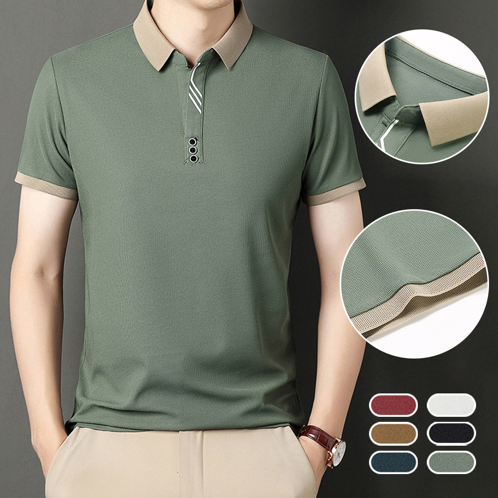 Ahlsentop™ Sommer-Herren-Casual-Business-Revers-Kurzarm-Poloshirt