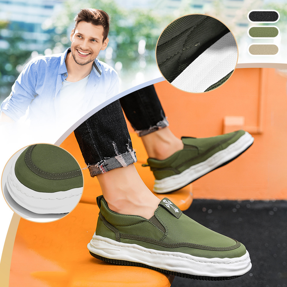 Ahlsentop Slip-On-Segeltuchschuhe mit elastischem Besatz