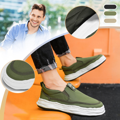 Ahlsentop Slip-On-Segeltuchschuhe mit elastischem Besatz