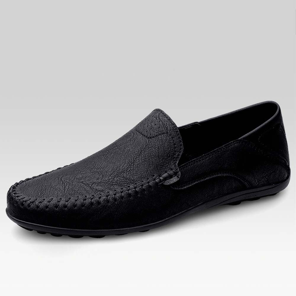 Ahlsentop Neue Slip-On-Freizeitschuhe aus Leder für Herren