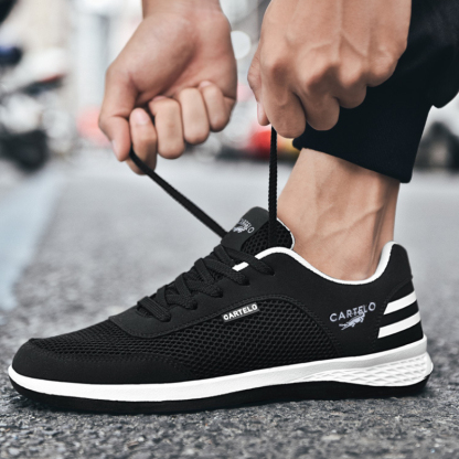 Ahlsentop Atmungsaktive Mesh-Sneaker für Herren mit weicher Sohle