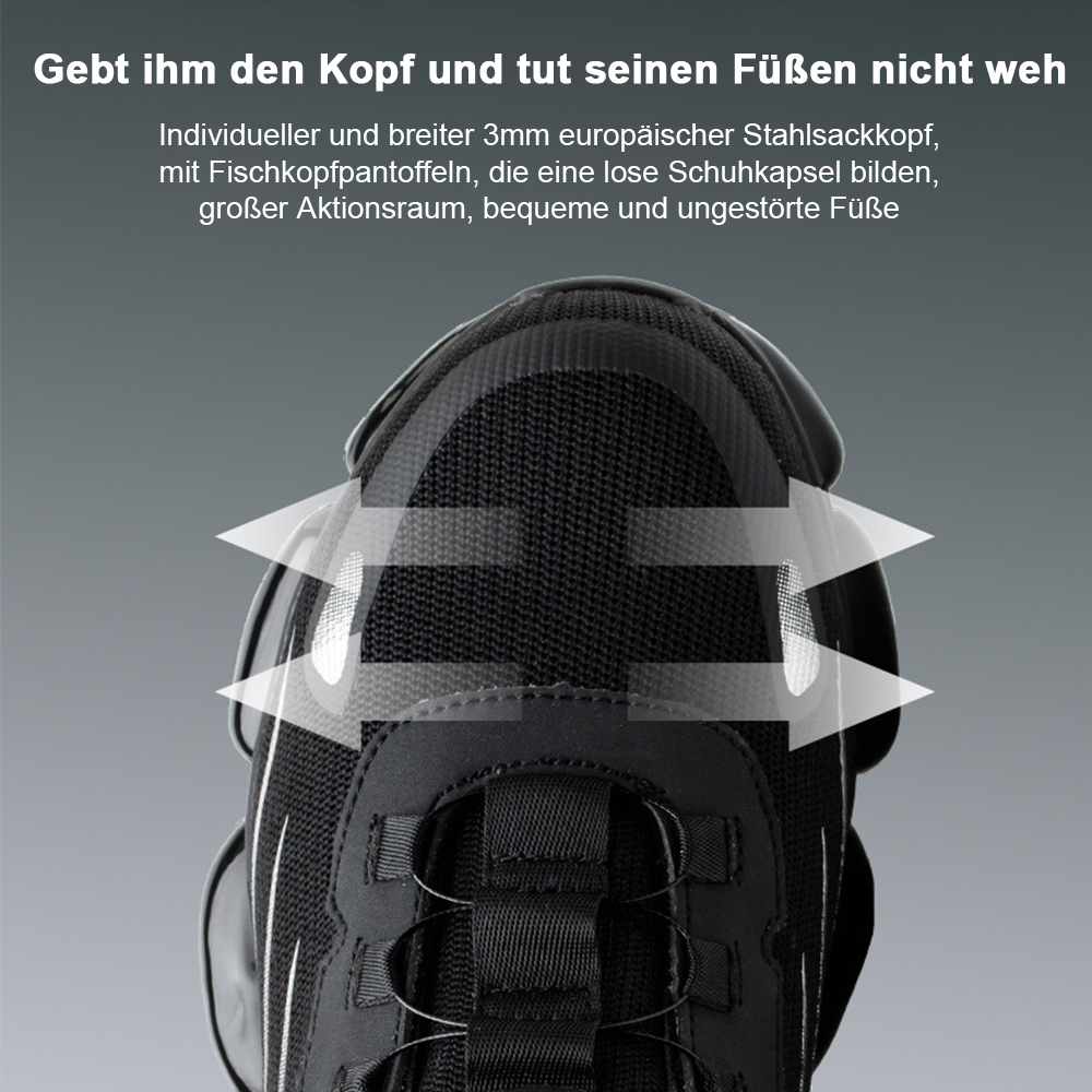 Ahlsentop Anti-Smash- und Anti-Stich-Arbeitssicherheitsschuhe für Herren