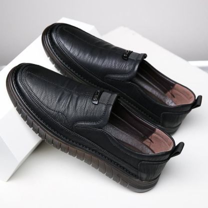 AHLSENTOP Neue Herren-Slip-on-Freizeitschuhe aus Leder