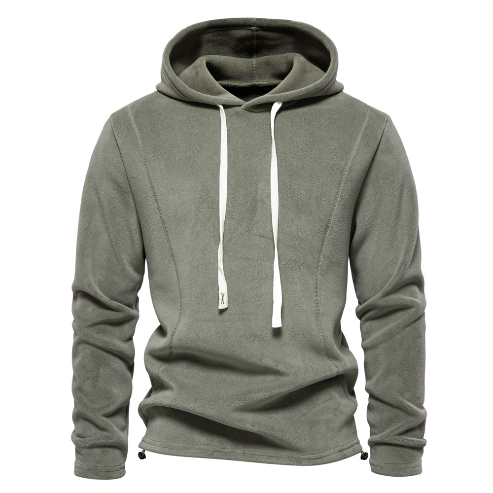 Klassischer Kapuzenpullover mit Kordelzug