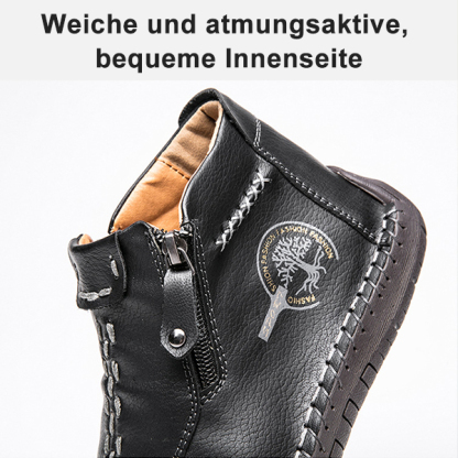 Ahlsentop Mid-Top-Loafer mit Nahtreißverschluss