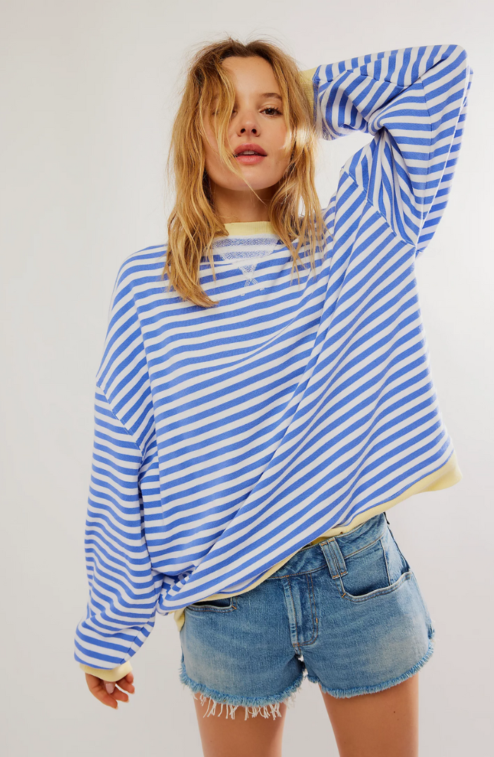 Ahlsentop™ | Stilvoll Gestreifter Pullover
