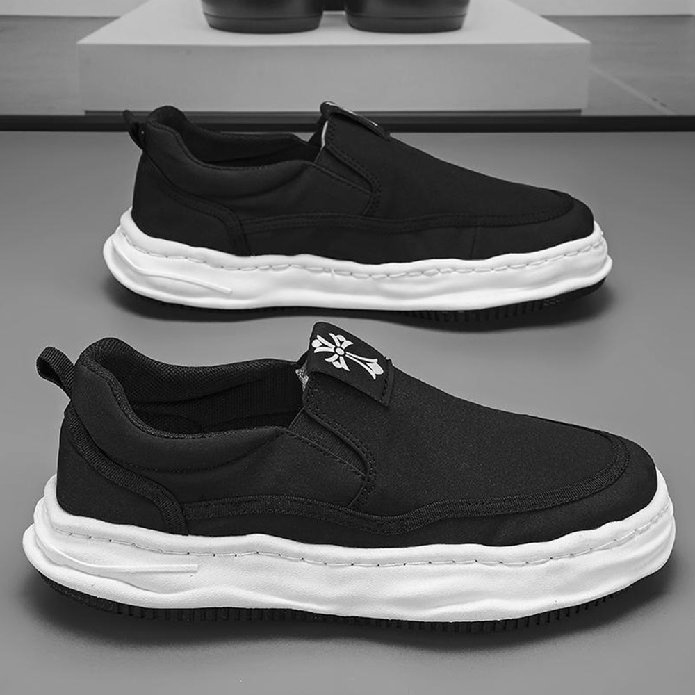 Ahlsentop Slip-On-Segeltuchschuhe mit elastischem Besatz