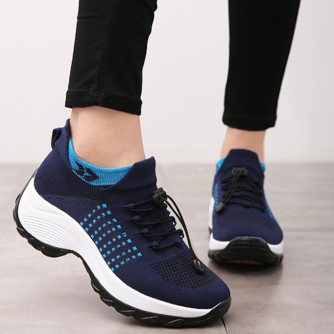 Ahlsentop® Inara - Ergonomischer & leichter Schmerzlinderungs-Sneaker mit Gummizug