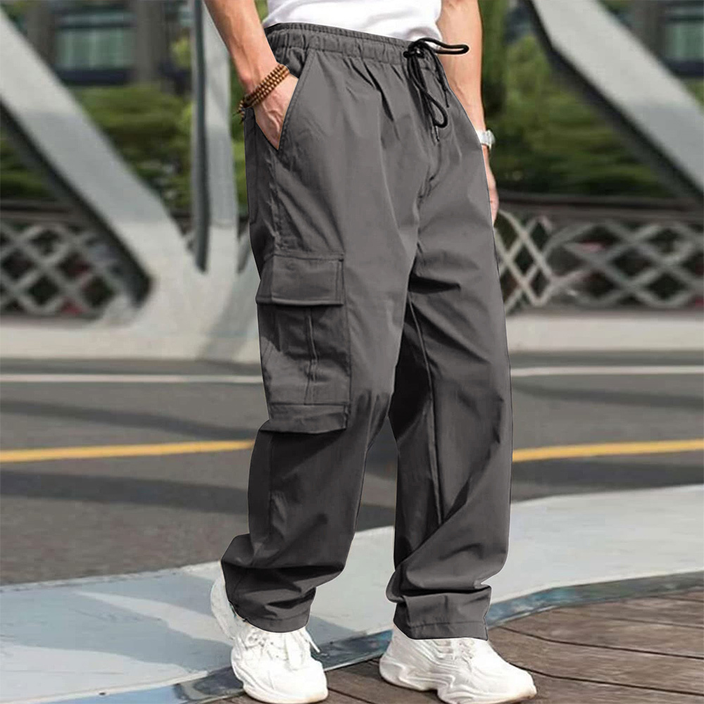 AHLSENTOP Neue lässige gerade Hose für Herren im Sommer