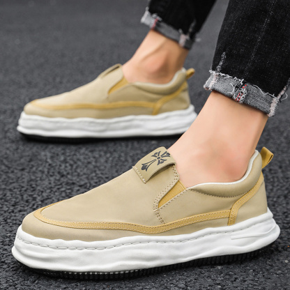 Ahlsentop Slip-On-Segeltuchschuhe mit elastischem Besatz