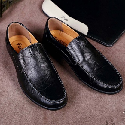 AHLSENTOP Lässige Slip-On-Lederschuhe für Herren im Frühling und Sommer