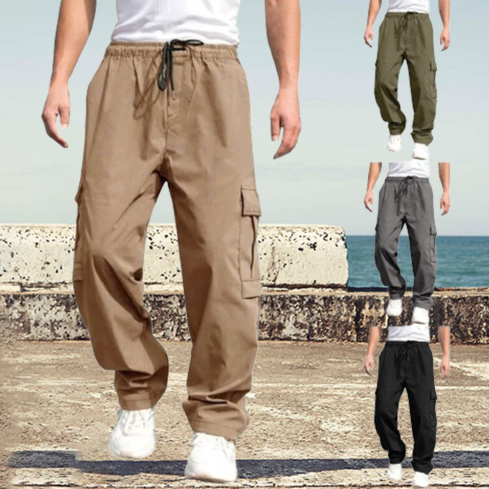 AHLSENTOP Neue lässige gerade Hose für Herren im Sommer