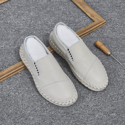 Ahlsentop Handgefertigte Herren-Slipper aus Leder
