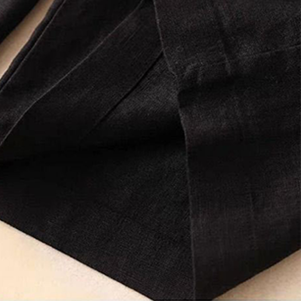 Ahlsentop™ Lässige, lockere Damenhose mit weitem Bein aus atmungsaktiver Baumwolle und Leinen