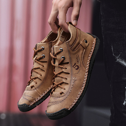 Ahlsentop Handgenähte britische Freizeitstiefel für Herren im Herbst