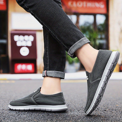 Ahlsentop 2024 Neue lässige, atmungsaktive Slip-On-Leinwandschuhe für Herren