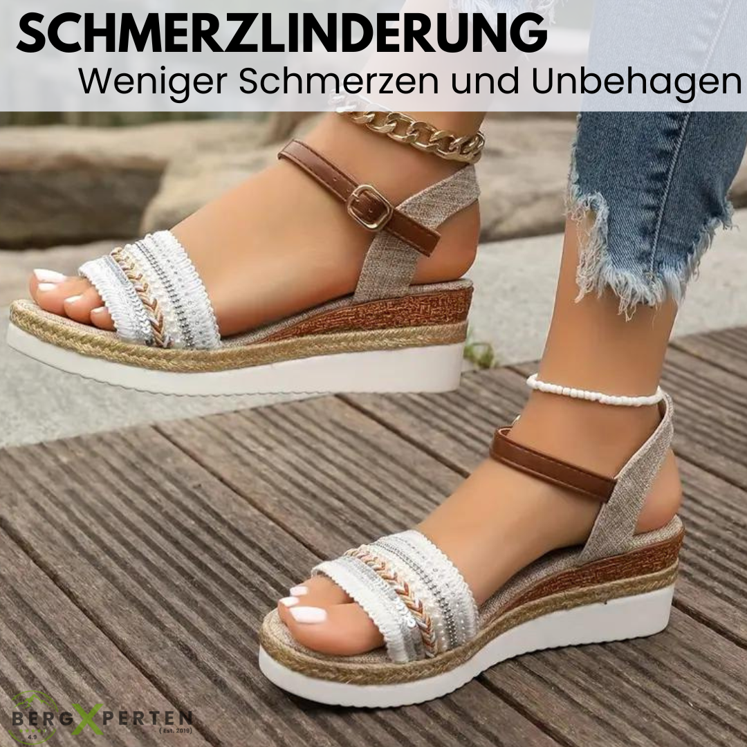 Ahlsentop™ - patentierte, orthopädische Sandalen für Schmerzlinderung™ - ergonomische schmerzlindernde Sandalen für Damen