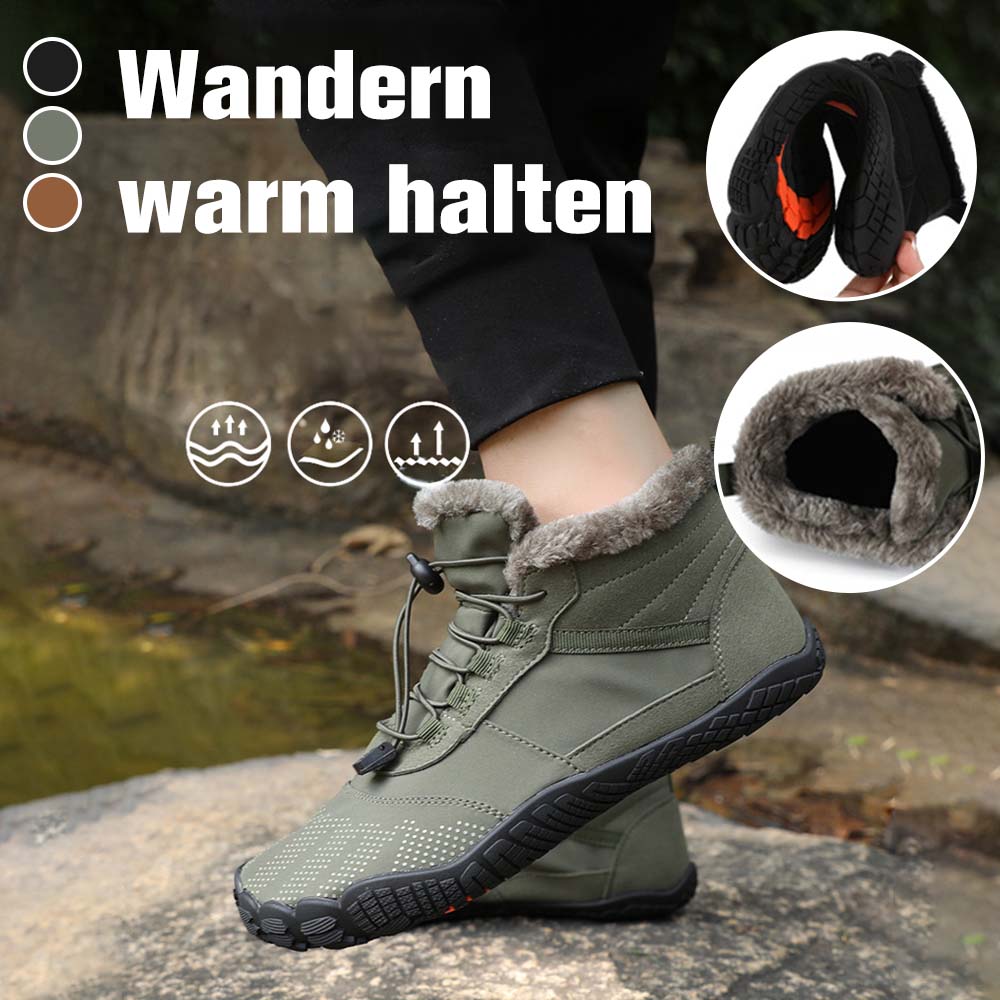 AHLSENTOP® Winter-Outdoor-Baumwollschuhe, warme Fleece-Wanderschuhe