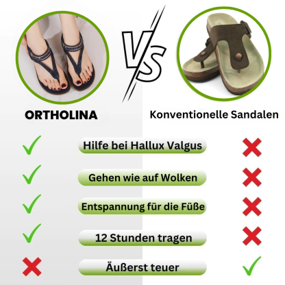 Ergonomische schmerzlindernde Sandalen