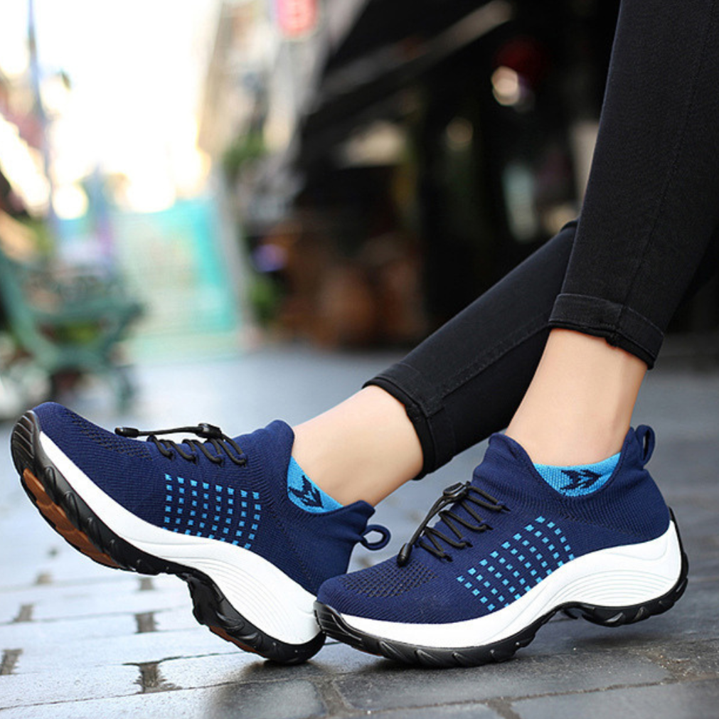 Ahlsentop® Inara - Ergonomischer & leichter Schmerzlinderungs-Sneaker mit Gummizug