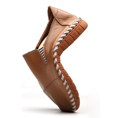Ahlsentop Handgefertigte Herren-Slipper aus Leder