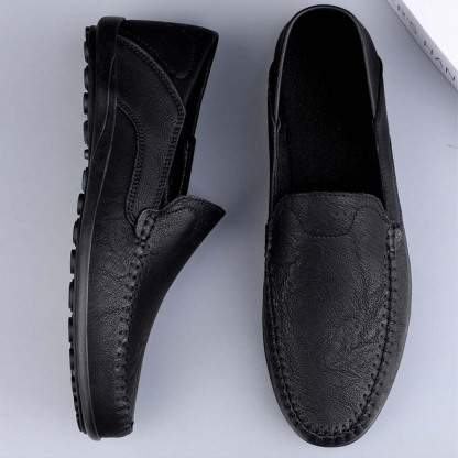 Ahlsentop Neue Slip-On-Freizeitschuhe aus Leder für Herren