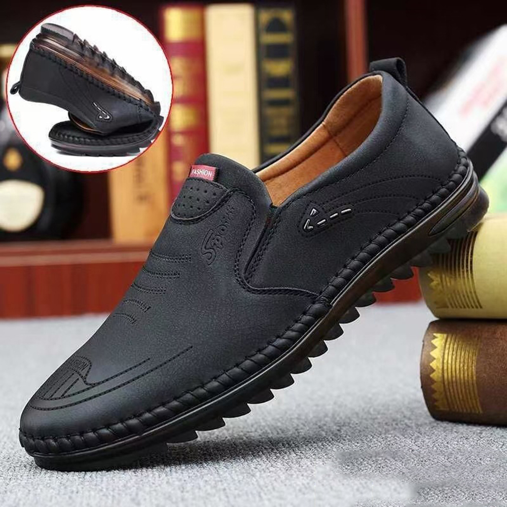 Ahlsentop Neue atmungsaktive Freizeit-Lederschuhe für Herren