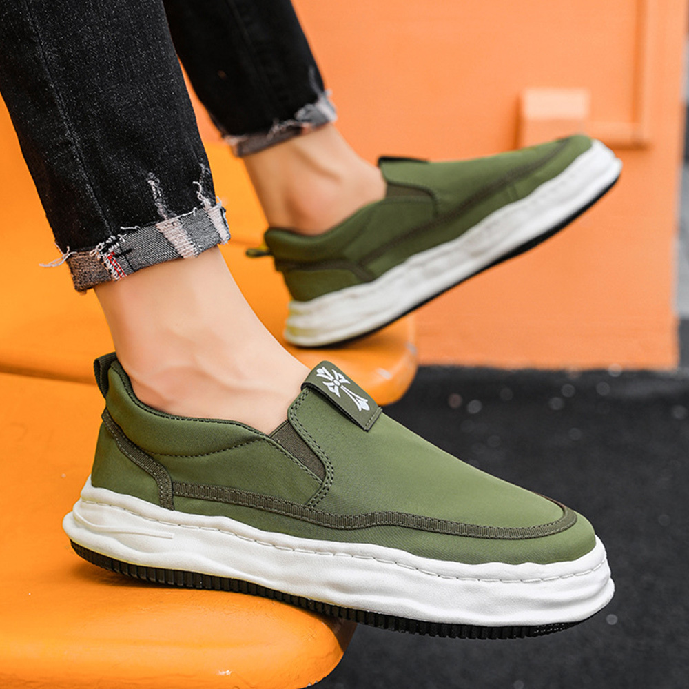 Ahlsentop Slip-On-Segeltuchschuhe mit elastischem Besatz