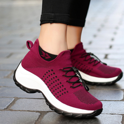 Ahlsentop® Inara - Ergonomischer & leichter Schmerzlinderungs-Sneaker mit Gummizug