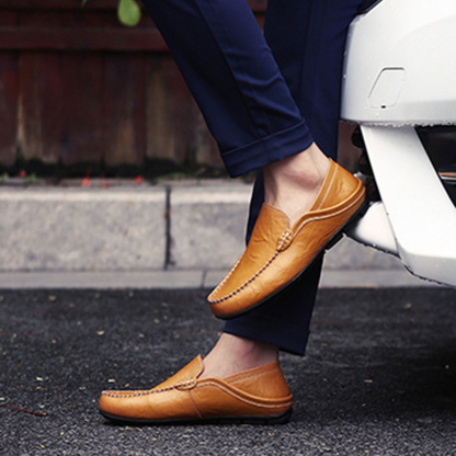 Ahlsentop Trendige, lässige Schuhe aus weichem Leder