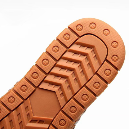 Ahlsentop Handgefertigte Herren-Slipper aus Leder