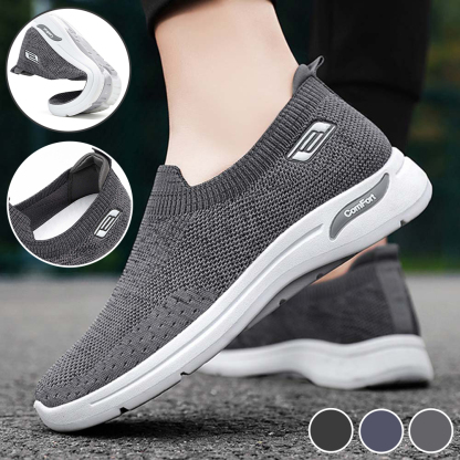 AHLSENTOP Herren-Slip-on-Sneaker aus Fliegenstrick für Frühling und Sommer