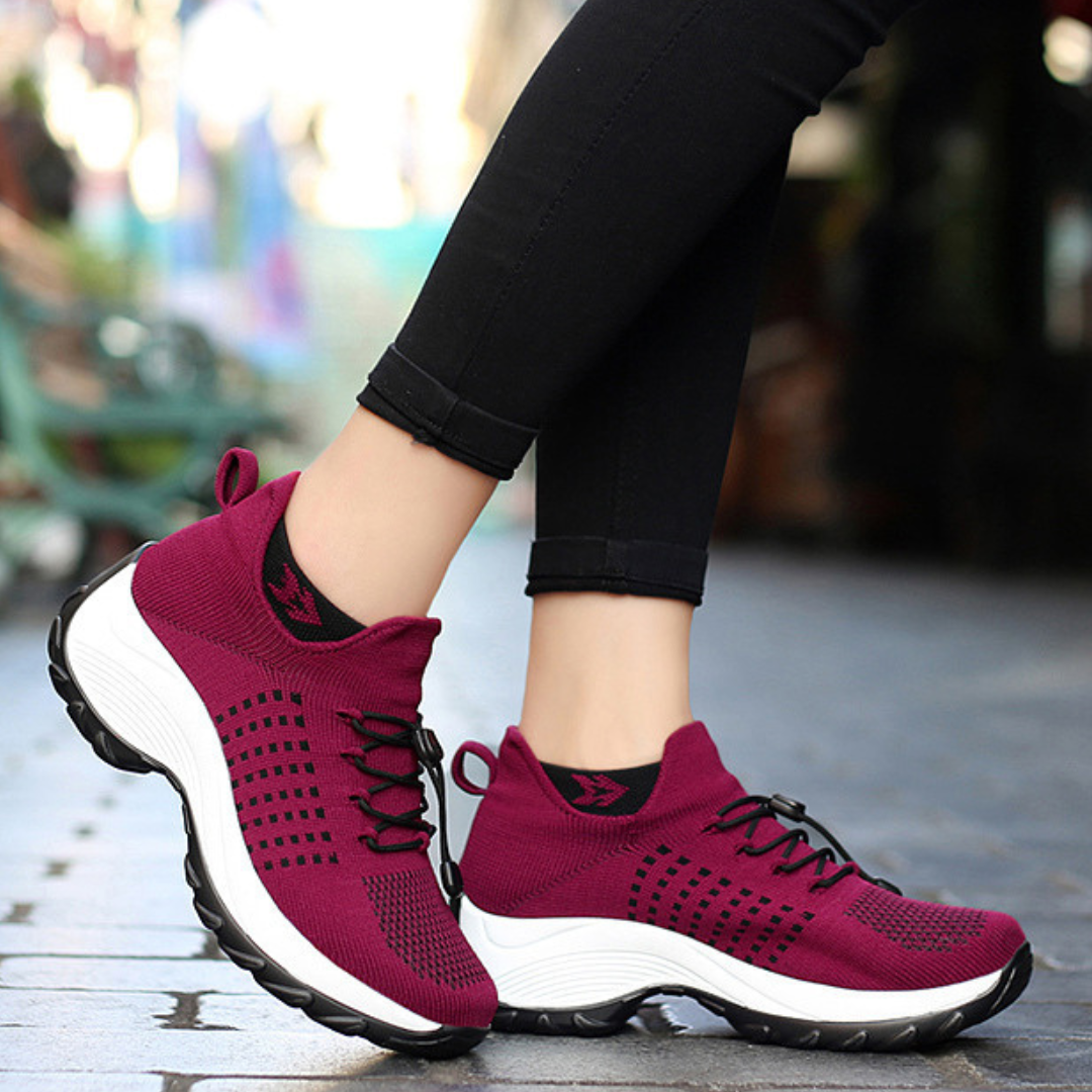 Ahlsentop® Inara - Ergonomischer & leichter Schmerzlinderungs-Sneaker mit Gummizug