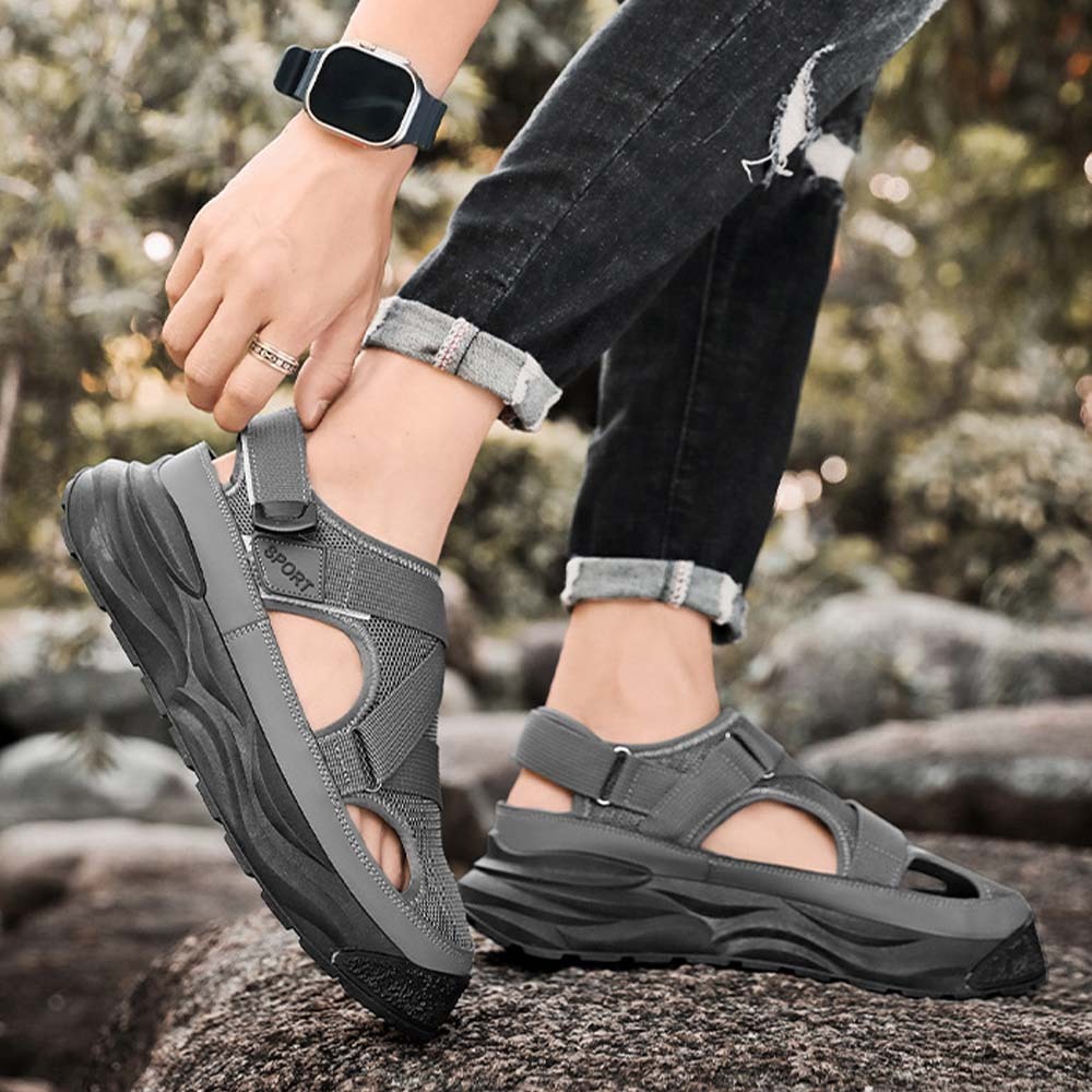 Ahlsentop Atmungsaktive Sportsandalen aus Mesh für Herren
