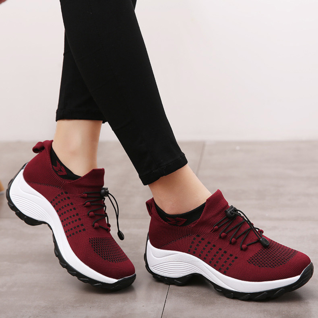 Ahlsentop® Inara - Ergonomischer & leichter Schmerzlinderungs-Sneaker mit Gummizug