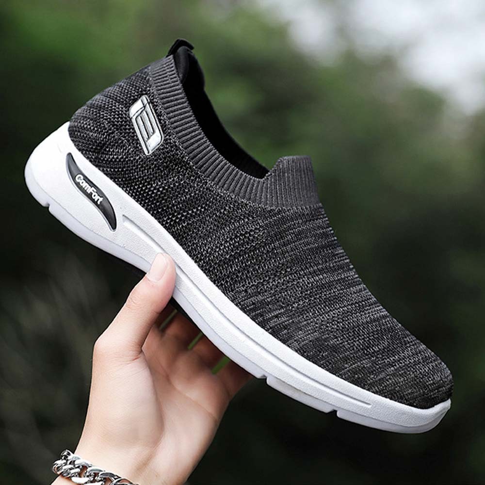 AHLSENTOP Herren-Slip-on-Sneaker aus Fliegenstrick für Frühling und Sommer