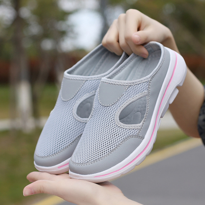Ahlsentop Sommer neue lässige Mesh-Half-Drag-Sandalen