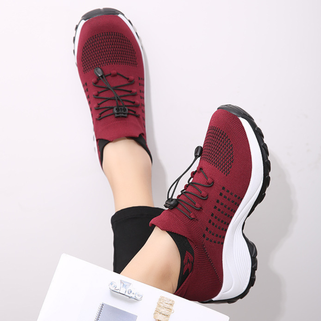 Ahlsentop® Inara - Ergonomischer & leichter Schmerzlinderungs-Sneaker mit Gummizug