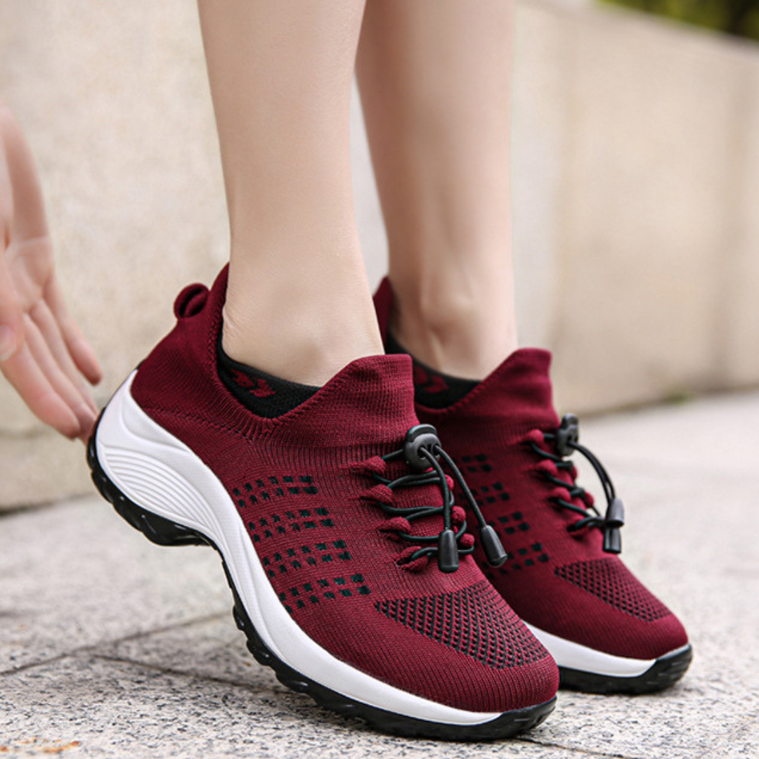 Ahlsentop® Inara - Ergonomischer & leichter Schmerzlinderungs-Sneaker mit Gummizug