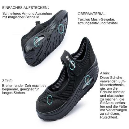 Ahlsentop Neue Damen-Schuhe mit hohlem, atmungsaktivem Luftpolster